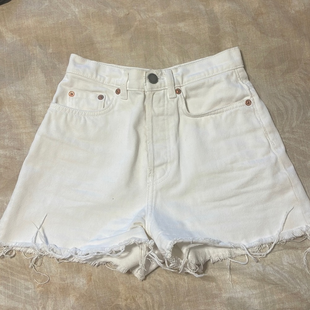 White shorts- like new - worn a few times